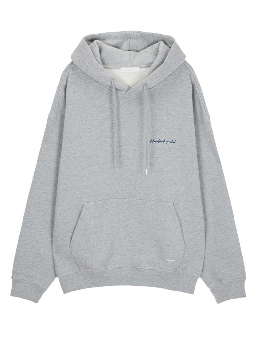 SMALL LETTERING HOODIE GRAY CNTS0FP05G2
