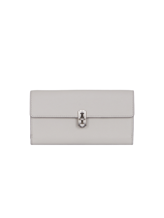 Perfec folded long wallet (퍼펙 2단 장지갑) Light beige