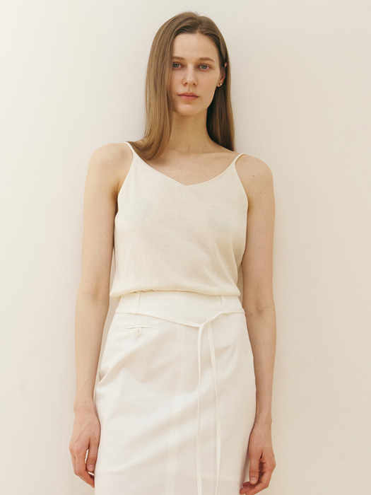 Composed Sleeveless Knit_4color