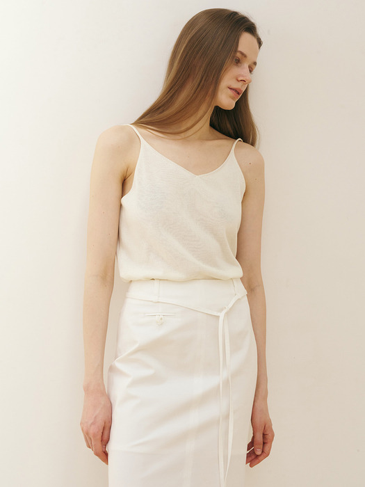Composed Sleeveless Knit_4color