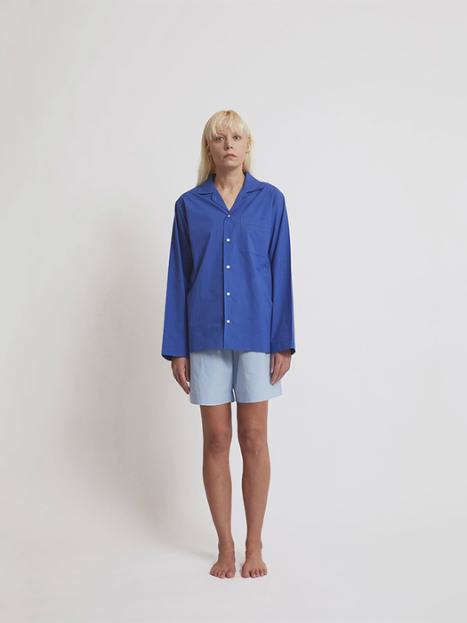 100% Cotton Pajamas for Unisex (Blue/SkyBlue)
