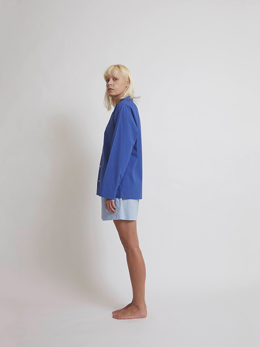 100% Cotton Pajamas for Unisex (Blue/SkyBlue)