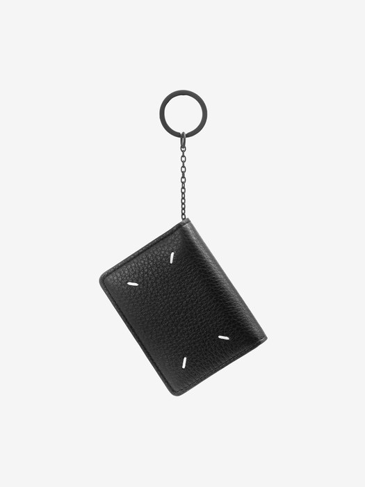 [UNISEX] 21SS FOLDED CHAIN KEYRING WALLET BLACK S55UI0302 P2686 H1669