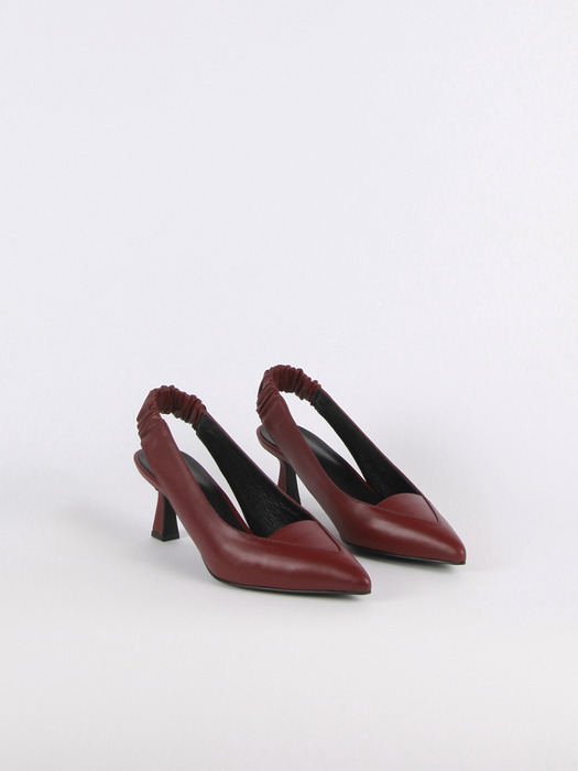 Nana Slingback Pumps Leather Wine