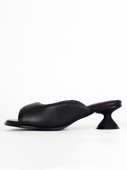 Uhjeo ourglass heel slippers_black