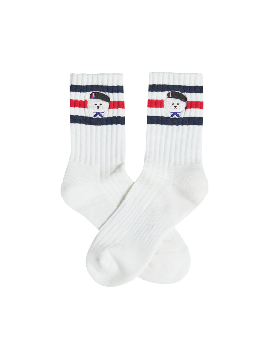 NEW PARISIAN SPORTS SOCKS WHITE