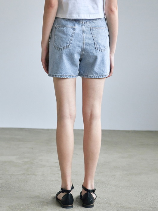 ESSENTIAL DENIM SHORT_BLUE