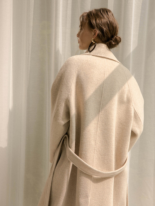 [알파카 울] JOSEPT plain handmade coat (2colors)