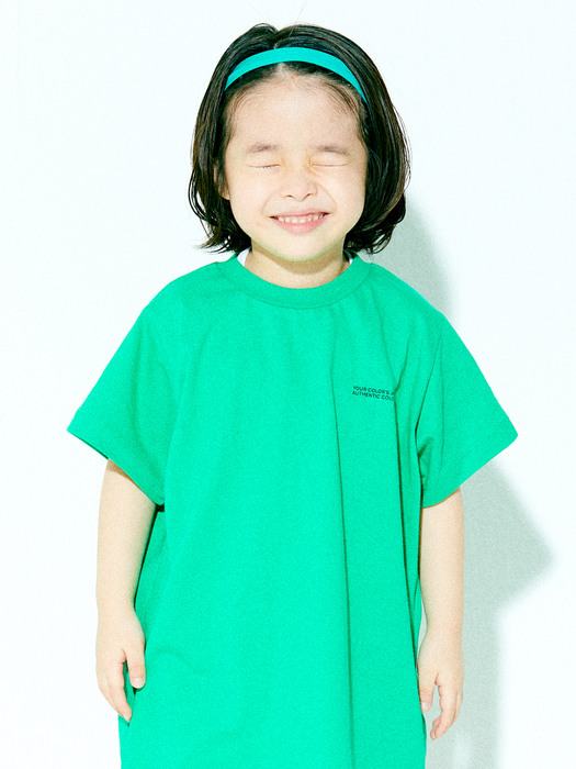 KIDS AUTHENTIC T-SHIRT(AUTHENTIC GREEN)