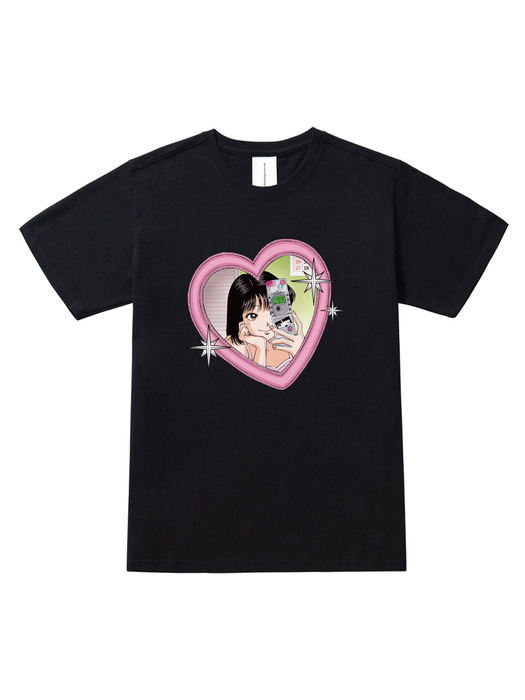 love sickness Halfshirts WH/BK