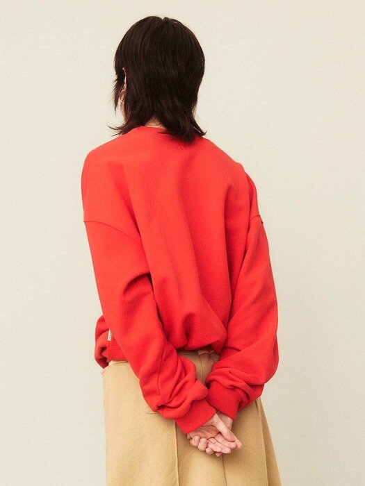 Puzzle Pullover Red