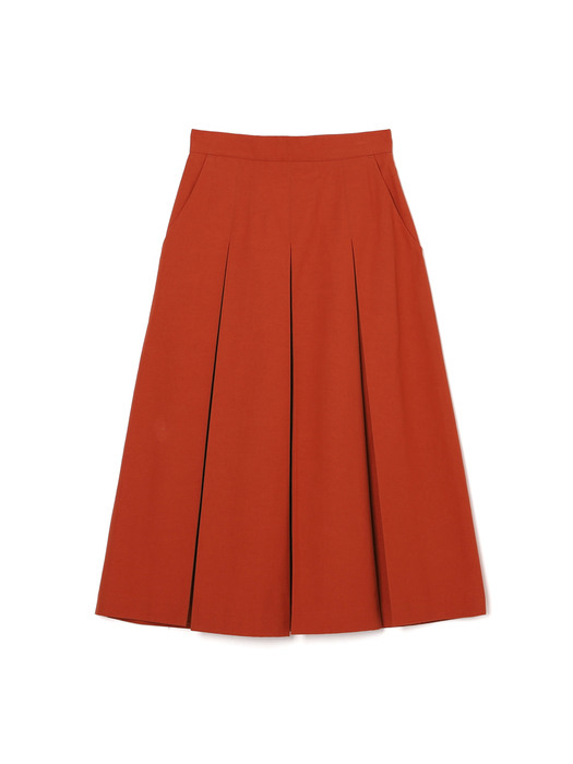 cotton pleated skirt