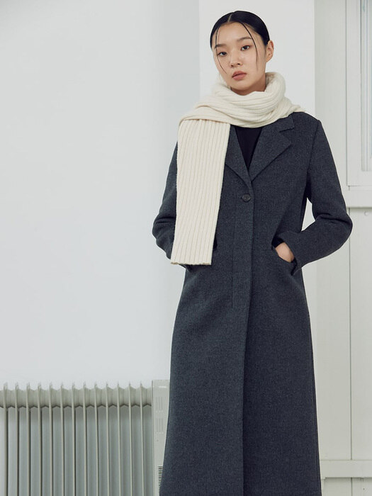 Long & Lean Tailored Coat  Ash (KE1X30M044)