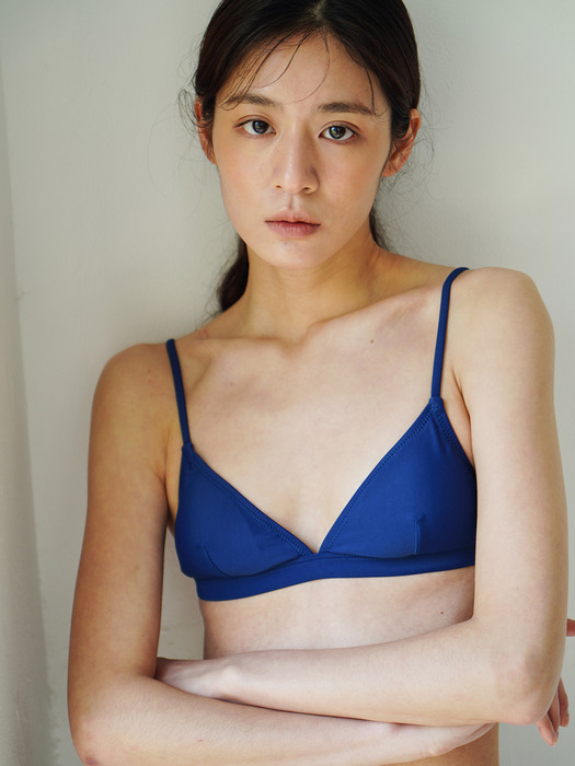 LINE POINT BRALETTE -BLUE