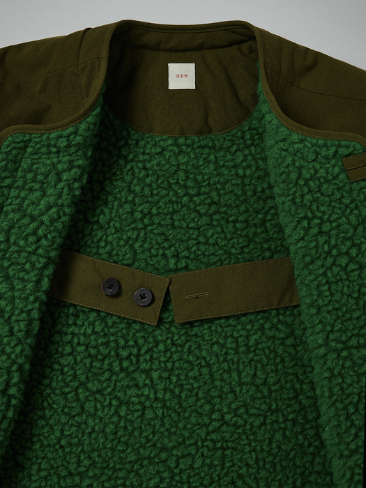 Army teddy full coat in olive