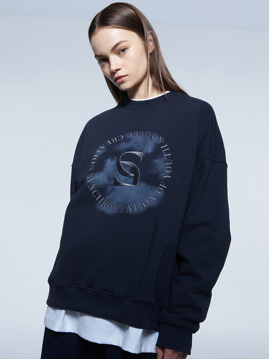 Cloudy Sweatshirt Navy