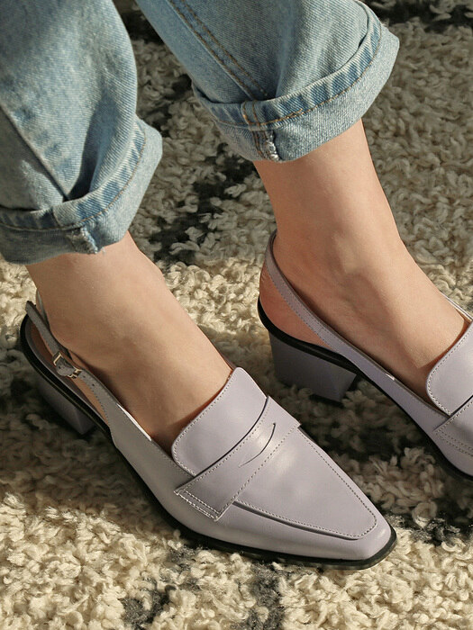 881_1 Lupe Penny Loafer Slingback-6color