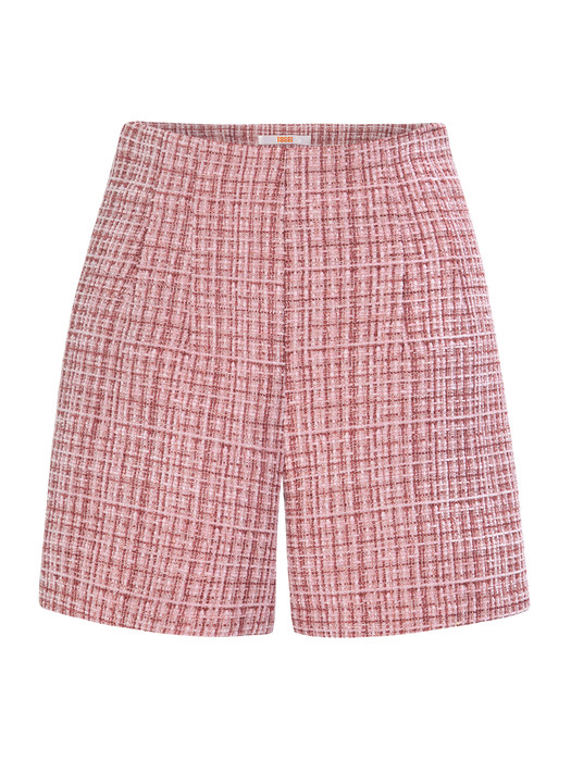 Tweed Bermuda Short Pants [TWOTONE PINK]