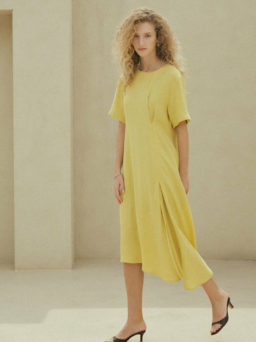 Vichy Dress [Mustard]
