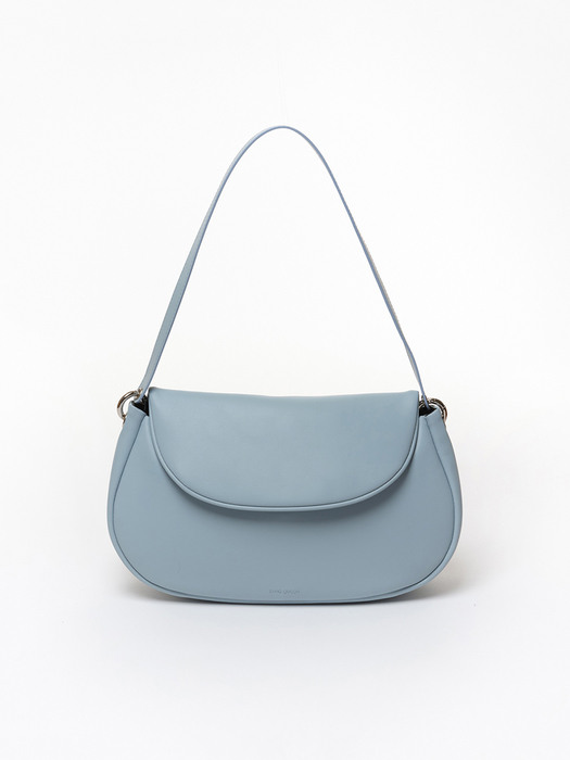 플랩 머그백 Flap mug bag M lambskin - pale blue 10도