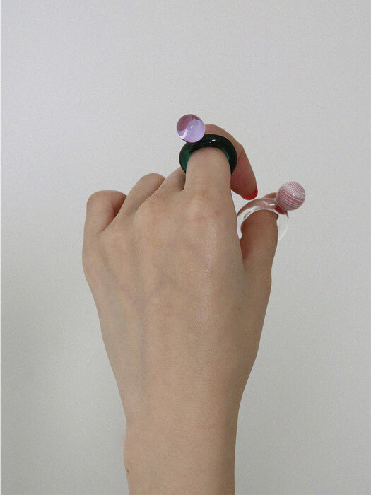 candy glass ring