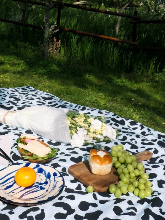chill picnic mat 레오파드 방수 피크닉매트