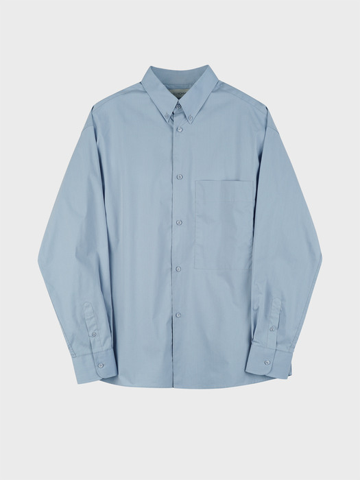 SOLID OVER SHIRT_BLUE