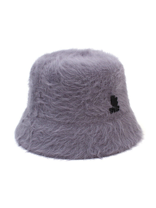 Rabbit Fur Gray Cloche Hat 클로슈햇