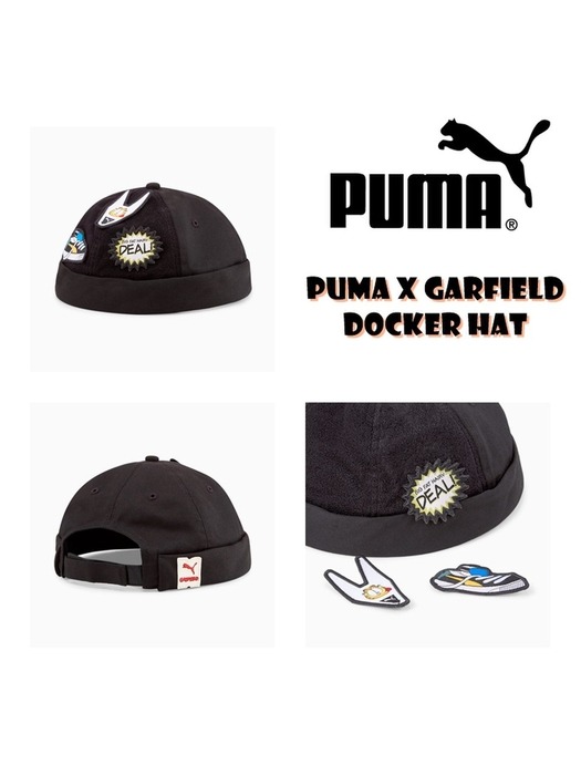 [셀렉트][023845-01] 푸마 x 가필드 콜라보, 남여공용 데일리 아이템 도커 햇 / PUMA x GARFIELD Docker Hat