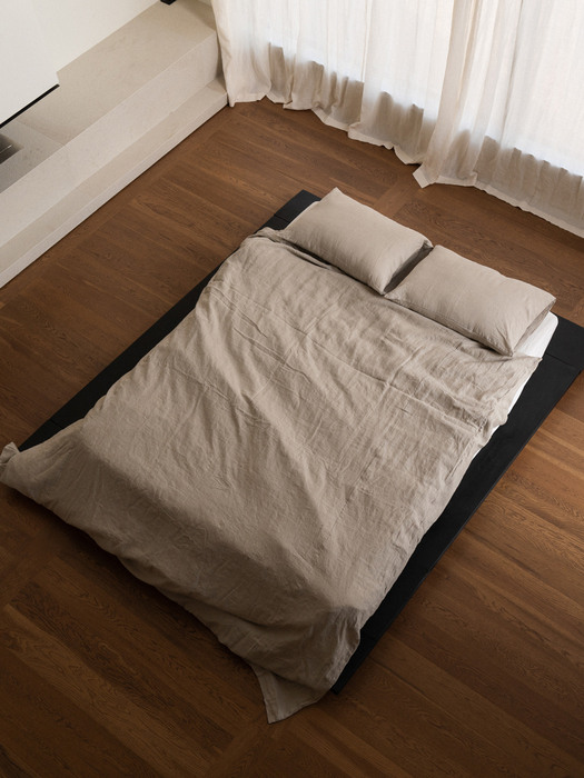 Linen Pillow Cover (Natural)