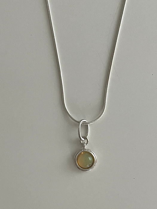 Gemstone Necklace : Opal Cabochon