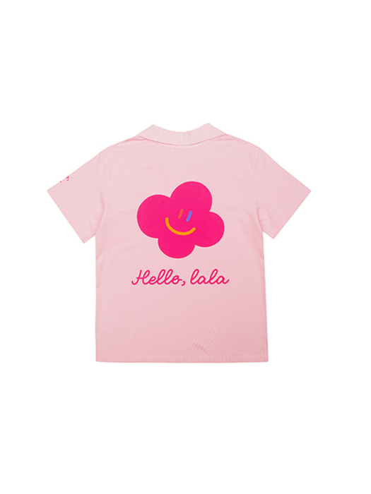 Hello LaLa PK T-shirts(라라 카라 티셔츠)[Pink]