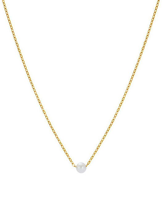 [14k gold] Un.k.04 / simple roche necklace