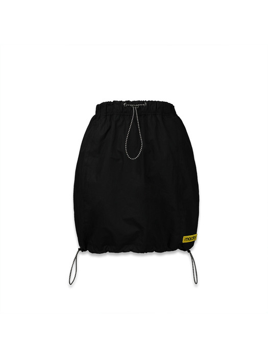 sporty string skirt black