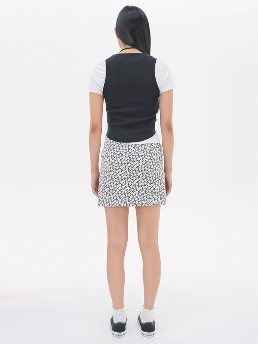 Blossom Mini Skirt_Black