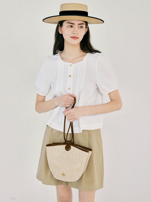 H Holiday Ratan Bucket Bag_2 colors