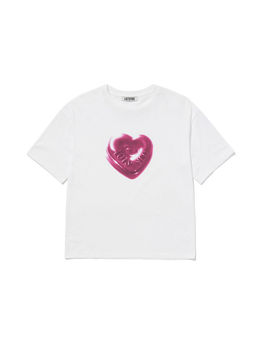 lotsyou_Heart Candy Regular T-shirt ver.2 Pink