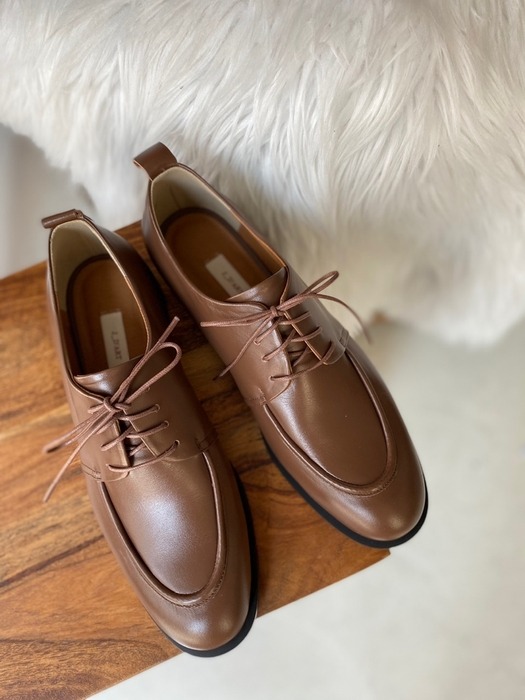 lace up classic loafer  brown