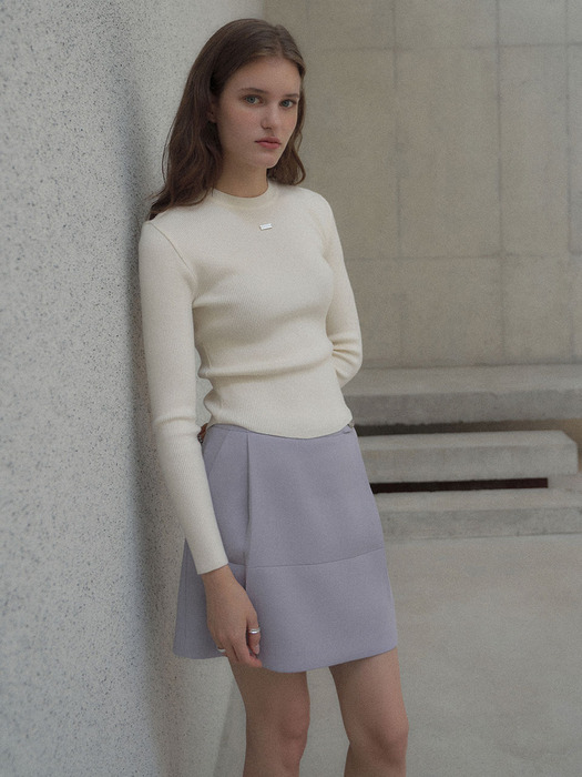 Button-Point Tuck Skirt SW3WS430-50