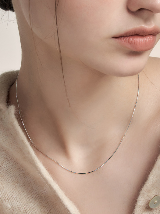 [sv925]thin snake necklace