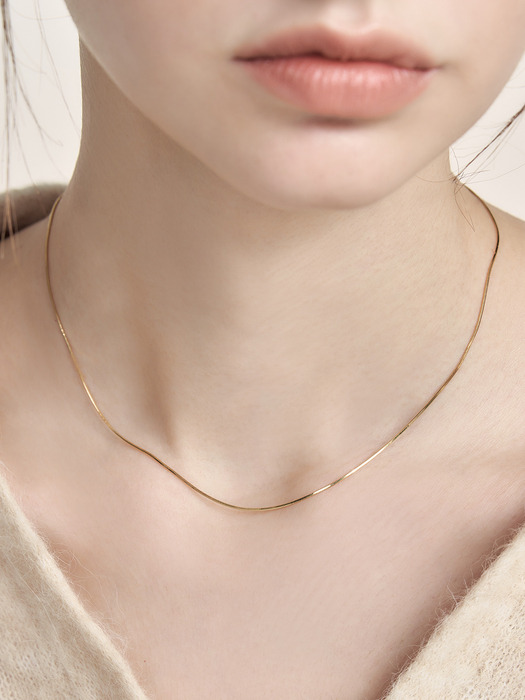 [sv925]thin snake necklace