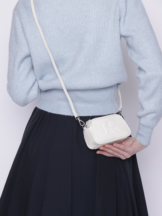 Coe mini Shoulder Bag_White