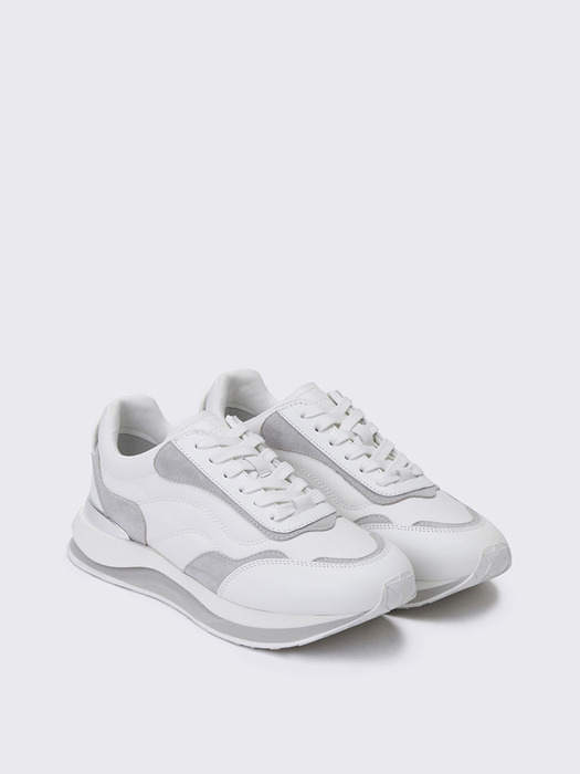 [김나영 착용] Wavy sneakers(white)_DG4DS24001WHT