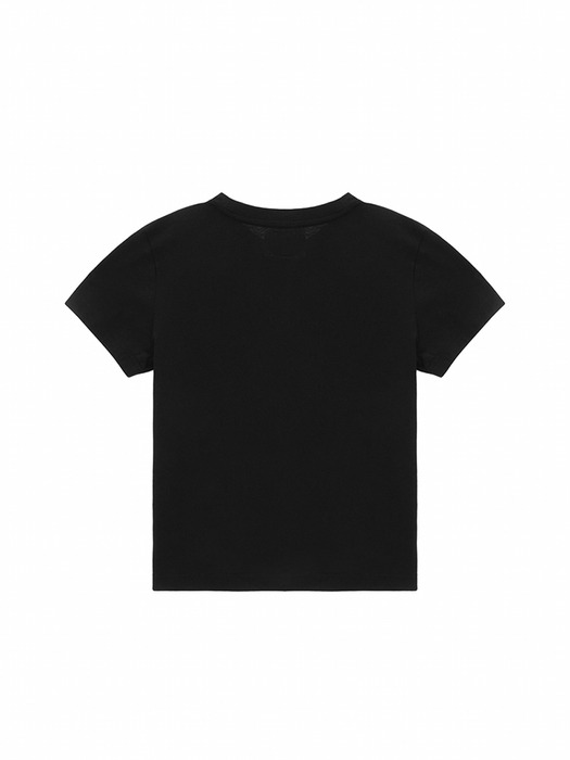 MATIN HERITAGE CROP TOP IN BLACK