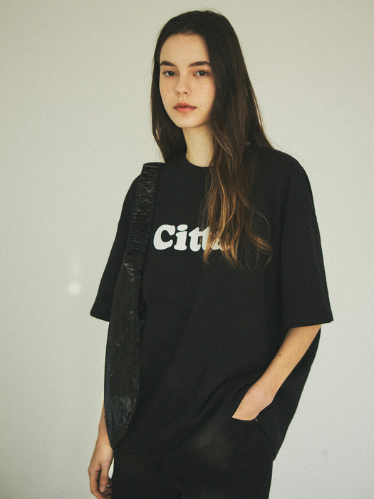 Citta Signature Logo Overfit T-shirt_CTT312(4Color)