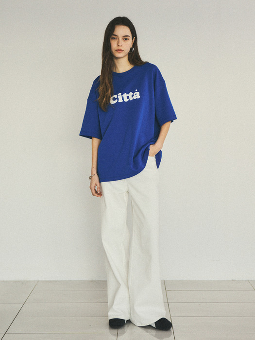 Citta Signature Logo Overfit T-shirt_CTT312(4Color)