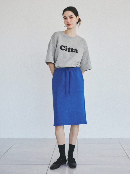 Citta Signature Logo Overfit T-shirt_CTT312(4Color)