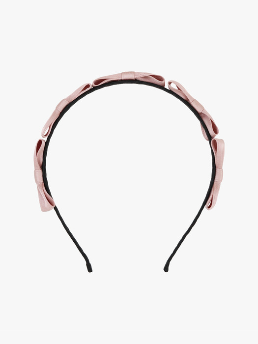 RIBBON BUNDLE HAIRBAND_PINK