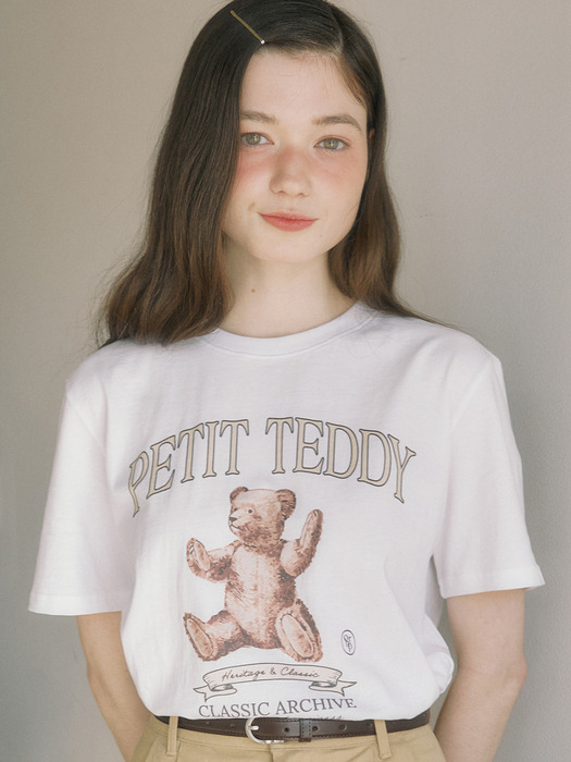Petit Teddy T-shirt - White