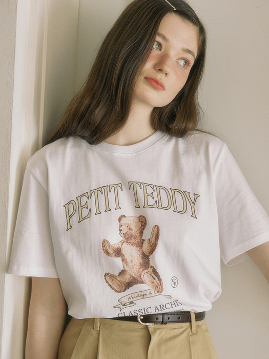 Petit Teddy T-shirt - White